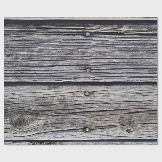 Grauer Witterungseinschlag Geschenkpapier (Flach)