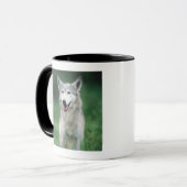 Grauer Wolf 2 Tasse (Vorderseite Links)