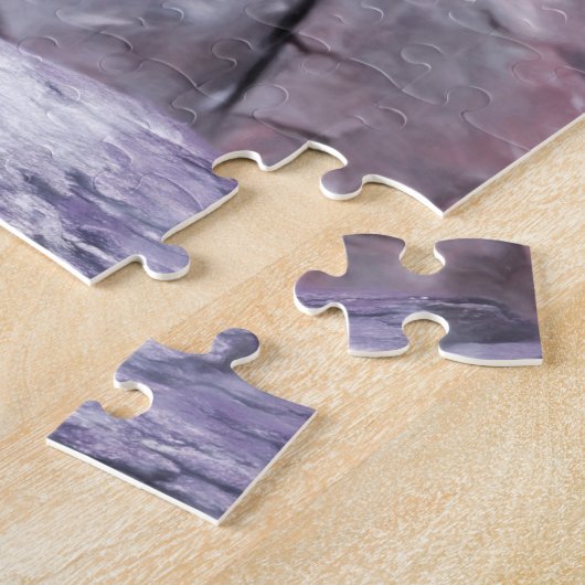 Grauer Wolf ANTWORTET DEN ANRUF Puzzle (Seite)