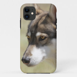 Grauer Wolf iPhone 11 Hülle
