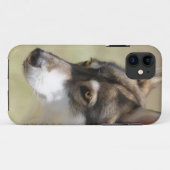 Grauer Wolf Case-Mate iPhone Hülle (Rückseite (Horizontal))