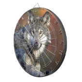 Grauer Wolf Dartscheibe (Vorderseite rechts)