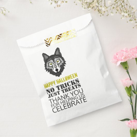 Grauer Wolf, Halloween-Party Geschenktütchen (Versiegelt)