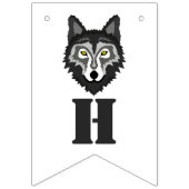 Grauer Wolf, Halloween-Party Wimpelkette (Erste Fahne)