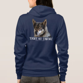 Grauer Wolf Hoodie