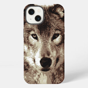 Grauer Wolf iPhone Hülle