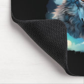 Grauer Wolf Jagdgründe1 Mousepad (Ecke)