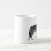 Grauer Wolf-Kaffee-Tasse Kaffeetasse (Mittel)