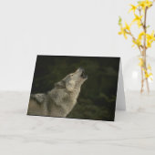 Grauer Wolf Karte (Gelbe Blume)