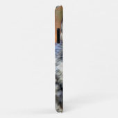 Grauer Wolf-Kunst-Malerei Case-Mate iPhone Hülle (Hinten/Rechts)