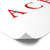 Grauer Wolf Motivierend Einmaliges Poster Print (Ecke)