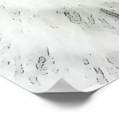 Grauer Wolf Motivierend Freedom Poster Print (Ecke)