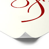 Grauer Wolf Motivierend Poster Print (Ecke)