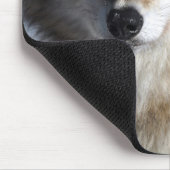 Grauer Wolf Mousepad (Ecke)