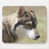 Grauer Wolf Mousepad (Vorne)