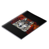 Grauer Wolf Notizblock (Linke Seite)