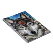 Grauer Wolf Notizblock (Rechte Seite)