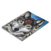 Grauer Wolf Notizblock (Linke Seite)