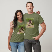 Grauer Wolf Pups Wrestling T-Shirt (Unisex)