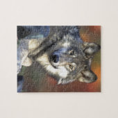 Grauer Wolf Puzzle (Horizontal)