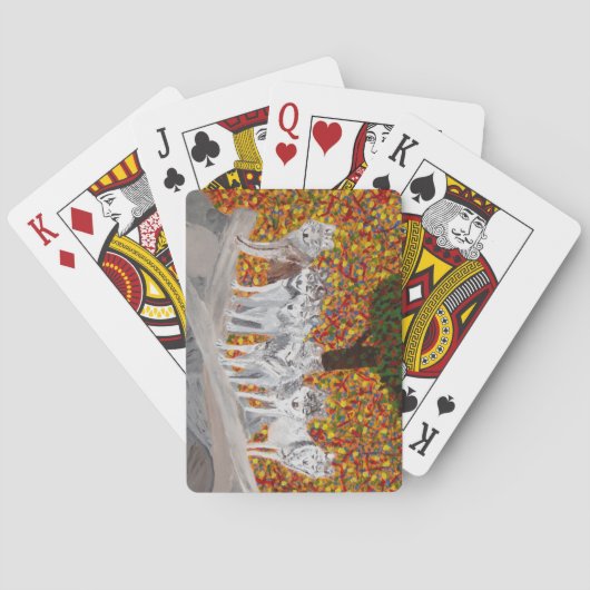 Grauer Wolf Spielkarten (Rückseite)