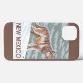 Grauer Wolf StandingNew Mexiko Case-Mate iPhone Hülle (Rückseite (Horizontal))
