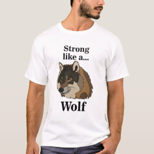 Grauer Wolf T-Shirt