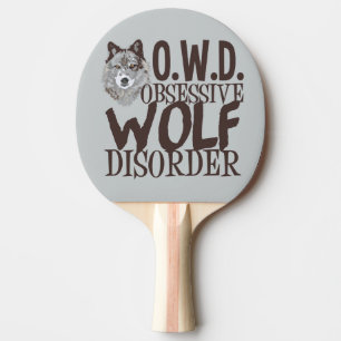Grauer Wolf Tischtennis Schläger