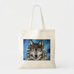 Grauer Wolf Tragetasche