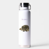 Grauer Wolf Trinkflasche (Rückseite)