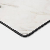 Grauer Wolf und Marmorstein Schreibtischunterlage (Ecke)