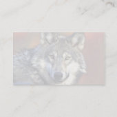 Grauer Wolf Visitenkarte (Rückseite)