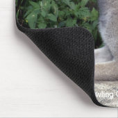Grauer Wolf Wildlife-Unterstützer Tierfotografie Mousepad (Ecke)