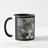 Grauer Wolf-Würde Tasse (Links)