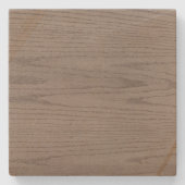 Grauer Woodgrain Square Untersetzer (Vorderseite)