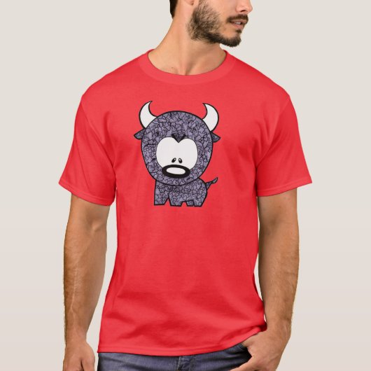 GRAUER ZEMENT BULL T-Shirt (Vorderseite)