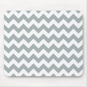 Grauer Zickzack Zickzack Paloma Mousepad