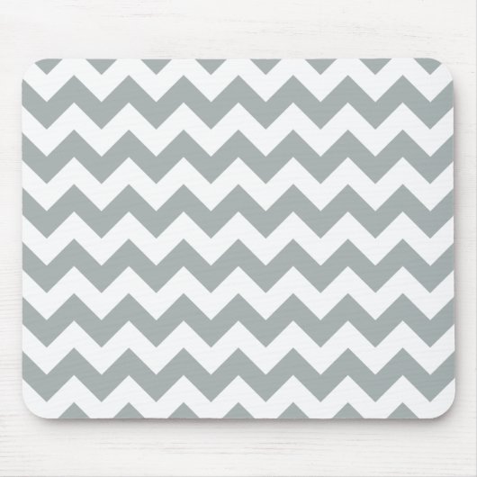 Grauer Zickzack Zickzack Paloma Mousepad (Vorne)