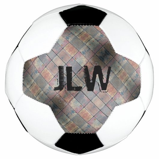 Grauer Ziegelball Fußball (Vorderseite)