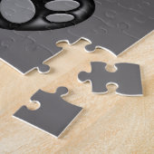 Grauer Zombie-Zuckerpanda Puzzle (Seite)