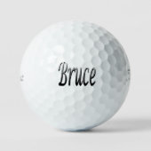 Grauer Zweifarben-Bruce-Name, Golfball (Vorderseite)