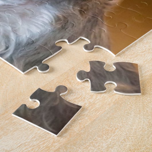 Grauer Zwergschnauzer Puzzle (Seite)