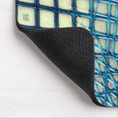 Grauer Zyan, ähnlich wie ein Geflecht Mousepad (Ecke)