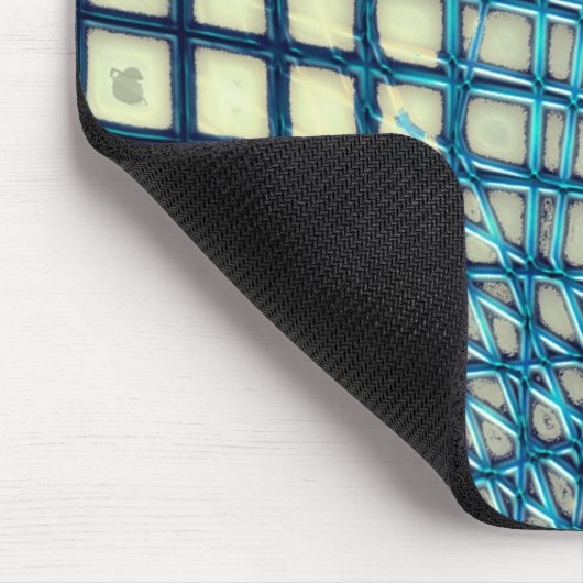 Grauer Zyan, ähnlich wie ein Geflecht Mousepad (Ecke)