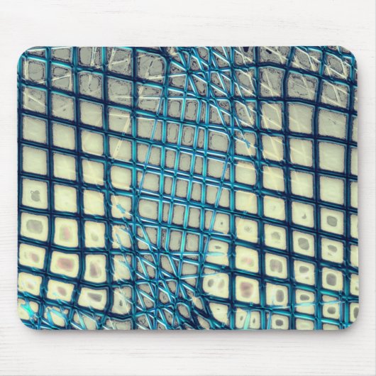 Grauer Zyan, ähnlich wie ein Geflecht Mousepad (Vorne)