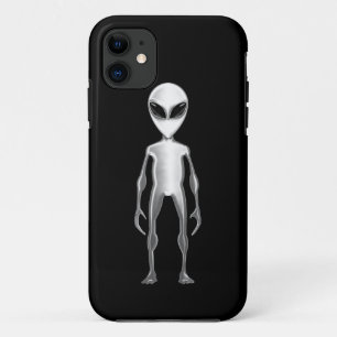 Graues alien Case-Mate iPhone hülle