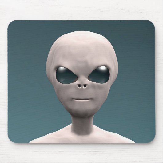 Graues alien mousepad (Vorne)