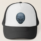 GRAUES ALIEN TRUCKERKAPPE (Vorderseite)