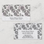 *~* graues antikes viktorianisches Vintages mit Visitenkarte (Vorne/Hinten)