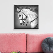 Graues Arabian Leinwanddruck (Insitu (Wohnzimmer))